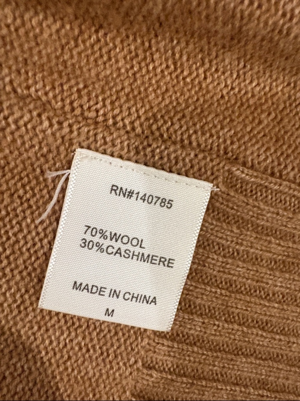 Brochu Walker Camel Shawl-Collar Knit Cardigan - Picture 4 of 6